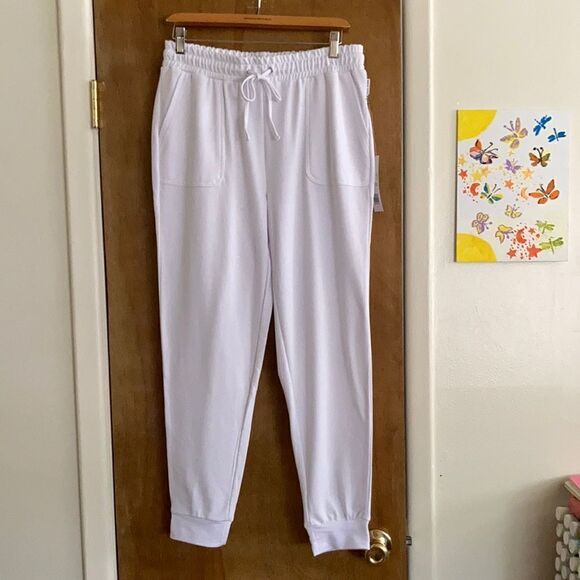 Rae Dunn Lounge Patch Pocket Joggers - Picture 1 of 7
